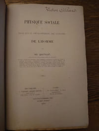 Physique sociale ou essai sur le développement des facultés de l'homme.