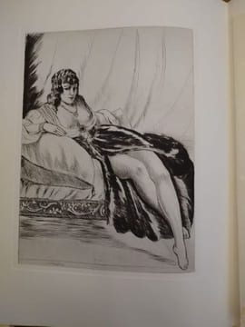 La Vieille Courtisane. Texte et illustrations gravés à l'eau forte par Léon Courbouleix. . JOACHIM DU BELLAY.