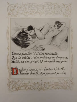 La Vieille Courtisane. Texte et illustrations gravés à l'eau forte par Léon Courbouleix. . JOACHIM DU BELLAY.