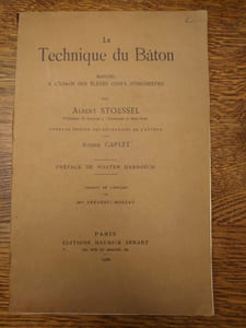 La Technique du Bâton. Manuel à l'usage des élèves chefs d'orchestre. Ouvrage inspiré des entretiens de l'auteur avec André Caplet. Préface de Walter Damrosch. Traduit de l'anglais par Mme Frédéric Moreau. 