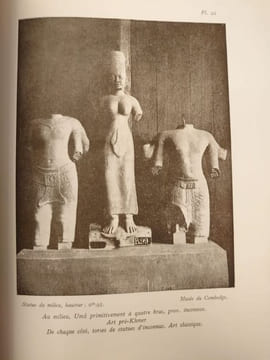La sculpture khmère ancienne. . GROSLIER George.