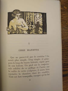 L'Amour en Visites. Nouvelle édition avec une préface de Louis Perceau. Un frontispice gravé et 22 bois originaux de R. Daout. 