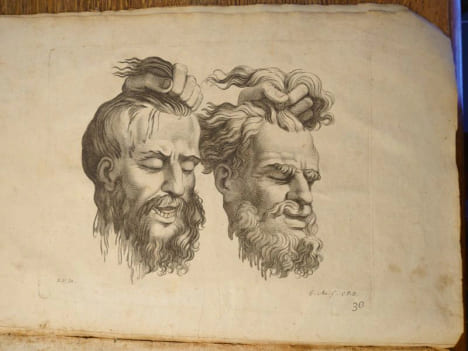 Proportions du corps humain. Extrait des Conférences de l'Académie Royale. 1683. . Testevin. Girard Audran.