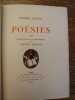 Poésies. Frontispice en lithographie par Aristide Maillol. . PIERRE LOUYS. 