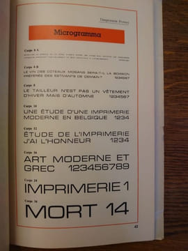 Imprimerie Puvrez. Catalogue des caractères. . undefined