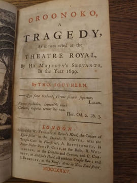 Recueil de quatre pièces de théâtre. Oroonoko, Venice Preserv'd, Orphan et The Unhappy Marriage. . APHRA BEHN. THOMAS OTWAY. JOHN BANKS.