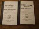 Dictionnaire pratique de menuiserie, ébénisterie, charpente. 2 volumes. . JUSTIN STORCK J.  