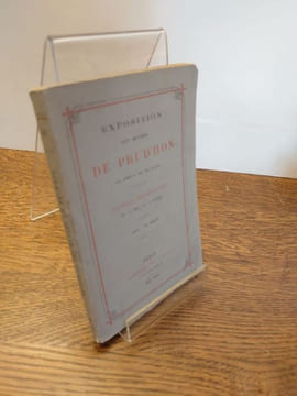 Exposition des oeuvres de Prud'hon au profit de sa fille. A l'École des Beaux-Arts du 4 mai au 4 juillet. . PRUD'HON Pierre-Paul.
