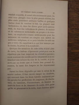 Le Pariah dans l'humanité. . JACOLLIOT LOUIS.