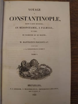 Voyage à Constantinople, dans l'Asie Mineure, en Mésopotamie, à Palmyre, en Syrie, en Palestine et en Égypte faisant suite à la correspondance ...