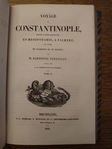 Voyage à Constantinople, dans l'Asie Mineure, en Mésopotamie, à Palmyre, en Syrie, en Palestine et en Égypte faisant suite à la correspondance d'Orient. Tome I et II.