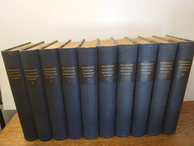 Bibliographie d'Éditions Originales et rares d'Auteurs Français des XVe, XVIe, XVII et XVIIIe siècles. Contenant environ 6000 fac-similés de titres et de gravures. 