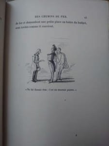 Cahier des charges des chemins de fer. Pamphlet illustré.
