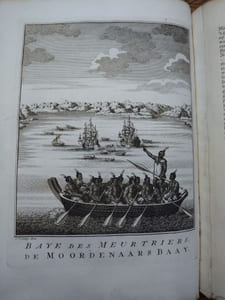 Historische beschryving der reizen of Nieuwe en volkoome verzameling van de aller-waardigste en zeldsaamste zee- en landtogten, ter ontdekkinge en naspeuringe gedaan [...] in Europa, Azia, Afrika, en Amerika [...] Agttiende deel. 