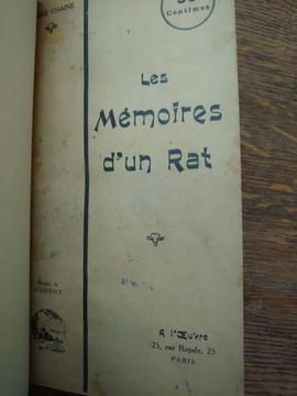 Les Mémoires d'un Rat. Dessins de Hautot. . PIERRE CHAINE.