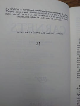 Carnets. Années 1930 à 1944. . HENRY DE MONTHERLANT.