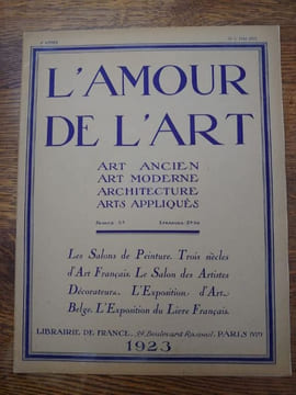 L'Amour de l'Art. Art ancien Art moderne Architecture Arts appliqués. . undefined