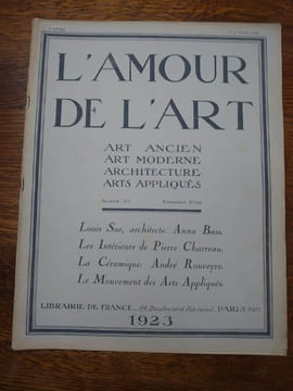 L'Amour de l'Art. Art ancien Art moderne Architecture Arts appliqués. . undefined