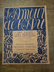 L'Amour de l'Art. Art ancien Art moderne Architecture Arts appliqués. 