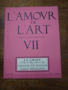 L'Amour de l'Art. Directeur René Huyghe. 