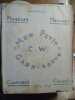 Deux cahiers manuscrits.Dessins, sellerie et divers. Mesures.Mon petit garnisseur. Modèles, mesures, coutures, conseils.. Georges WAEGEMANS. 