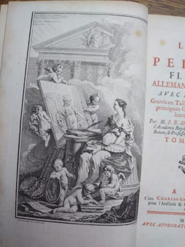 La vie des peintres flamands, allemands et hollandais avec des portraits, gravés en taille-douce, une indication de leurs principaux ouvrages et des ...
