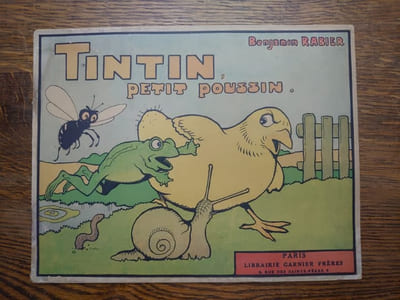 Tintin, petit poussin.