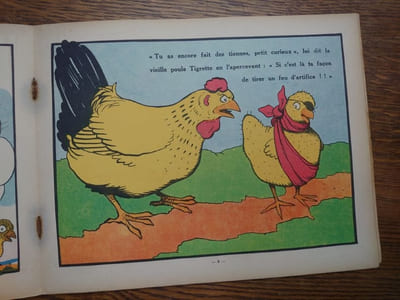 Tintin, petit poussin.