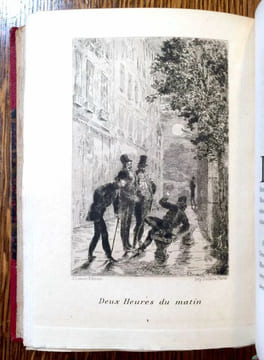Les Heures parisiennes. 25 eaux-fortes d'Emile Bénassit.. DELVAU Alfred.