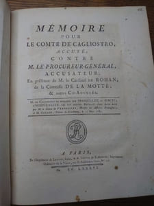 Recueil de Mémoires et Requêtes 1785-1786. 