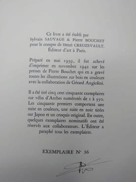 Voyage sentimental en France et en Italie. Avec des figures de Sylvain Sauvage gravées sur bois par Pierre Bouchet. . LAURENCE STERNE.