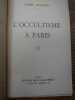 L'occultisme à Paris. . PIERRE GEYRAUD. 