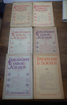 Initiation. Magie. Science. Numéros I, II, III, IV, V. Et numéro VIII. . DOM NEROMAN... 