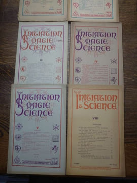 Initiation. Magie. Science. Numéros I, II, III, IV, V. Et numéro VIII. . DOM NEROMAN... 