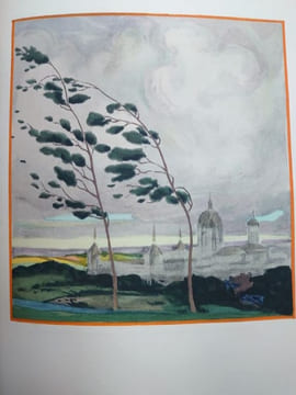 Poèmes 1914-1924. Lampes à arc, Feuilles de température suivis de Vingt-cinq poèmes sans oiseaux. Illustré de 16 aquarelles de Georges Gaudion. . ...