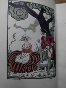 On ne badine pas avec l'amour. Comédie en trois actes. Edition suivie de notes et de variantes ornée de compositions décoratives par George Barbier gravées sur bois par Georges Aubert. Exemplaire sur Japon. 