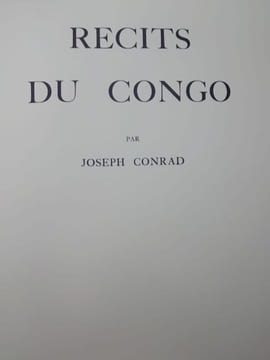 Récits du Congo. . Auguste MAMBOUR. CONRAD Joseph.