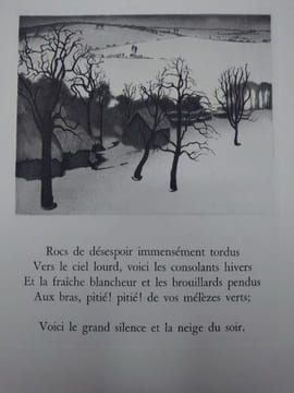 Vingt poèmes. Ornés de vingt compositions de Valerius de Saedeleer gravées à leau-forte parRoger Hebbelinck. . VERHAEREN, Émile. de SAEDELEER, ...