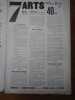 7 Arts. Hebdomadaire d'information et de culture. Bruxelles, soit du n&deg; 1 [juin 1922] au n&deg; 26 de la 6e et derni&egrave;re saison (23 septembre 1928). Revue ...