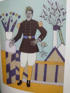 Peinture sous verre du Sénégal. 