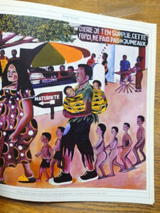 Une fresque pour Matonge. 