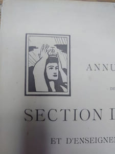 Annuaire de la section d'art et d'enseignement de la Maison du peuple. 