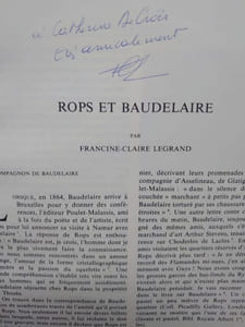 Rops et Baudelaire. 