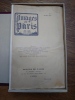 IMAGES DE PARIS. Revue libre de litt&eacute;rature et d'art paraissant tous les mois &agrave; Paris. Collection compl&egrave;te. Et ensemble de correspondances concernant ...