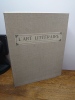 LArt litt&eacute;raire. Bulletin dart, de critique et de bibliographie. Collection compl&egrave;te. Jointe une lettre autographe sign&eacute; d'Alfred Jarry &agrave; F&eacute;lix ...