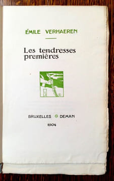 Les Tendresses premières. Toute la Flandre. . VERHAEREN Émile.