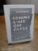 Comme l'air qui passe. . MICHEL SEUPHOR. 