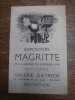 Galerie Dietrich. Exposition Magritte du 24 janvier au 4 f&eacute;vrier 1948. Invitation. Avec carton d'invitation de la m&ecirc;me galerie pour une exposition ...