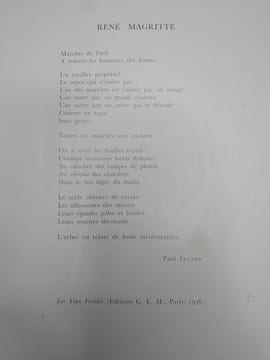 E.L.T. MESENS présente trois peintres surréalistes. René Magritte, Man Ray, Yves Tanguy. . RENE MAGRITTE, MAN RAY, YVES TANGUY.