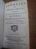 Formules de m&eacute;dicamens, usit&eacute;es dans les diff&eacute;rens hopitaux de Paris. Avec leurs vertus, leurs usages et leurs doses. Nouvelle &eacute;dition revue, ...